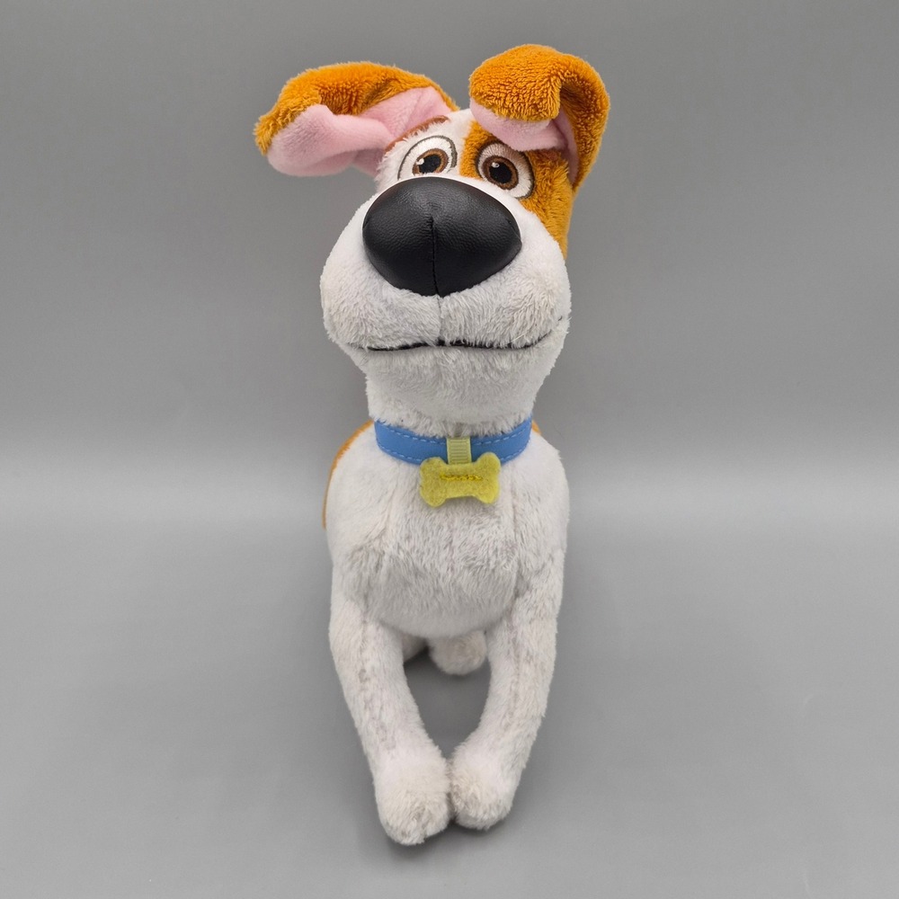 Spin Master The Secret Life of Pets Max Dog Plush 2016 Movie Toy White Brown